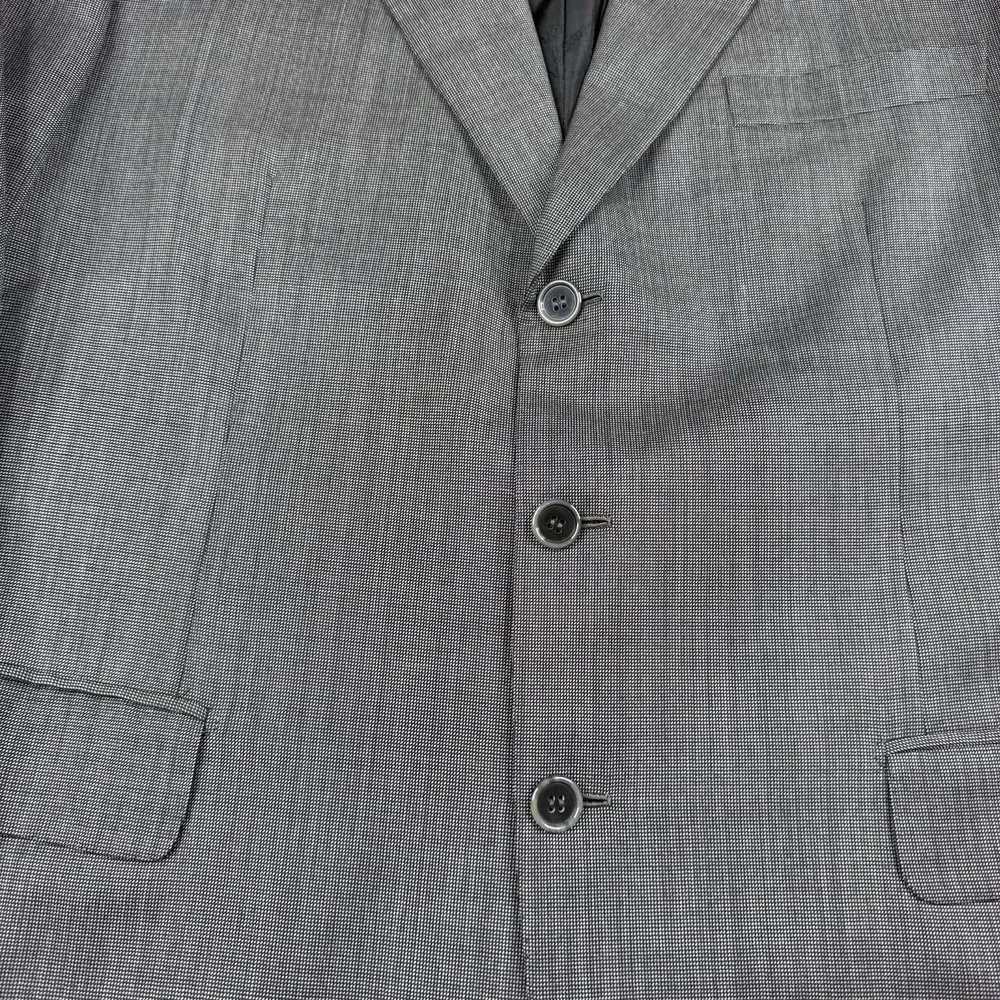 Brioni For MAUS & HOFFMAN Colonna Wool 3 Button Blazer Jacket Men's Size 44 Gray
